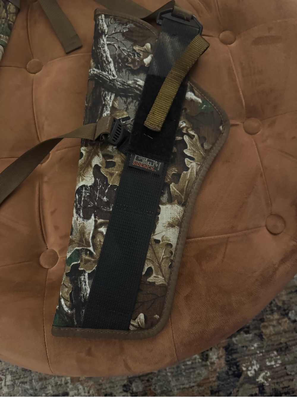 Unbranded Camouflage Holster Belt Strap in Brown and Green